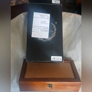 Luxury watch box with glass top.